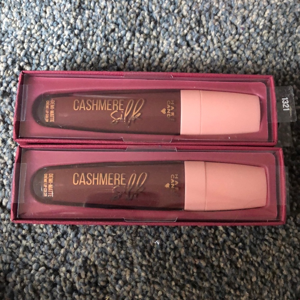 Hard🖤Candy Cashmere Silk Tartufo Lip Color New Set of 2